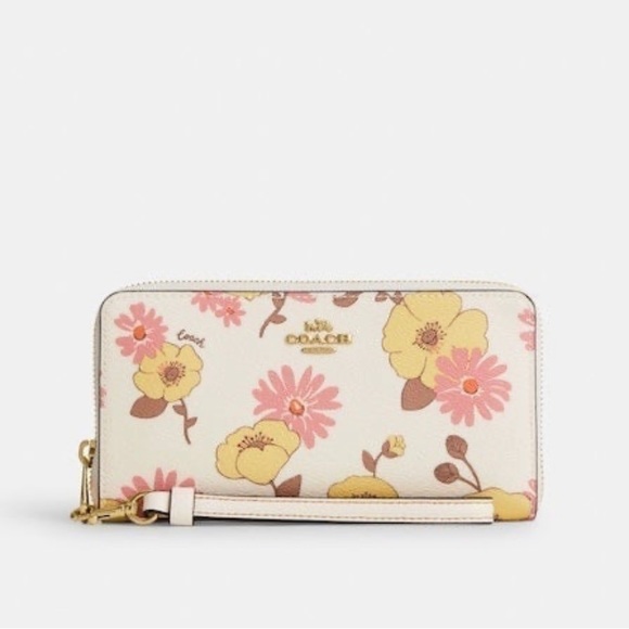❤️❤️❤️NWT Coach large continental wallet with floral motif ❤️❤️❤️ - Picture 11 of 11